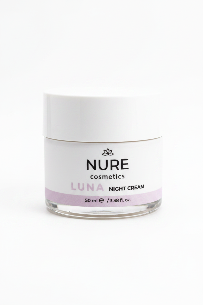 LUNA Cream | Αντιγηραντική Κρέμα Νύχτας για Πρόσωπο, Λαιμό & Ντεκολτέ (50ml)