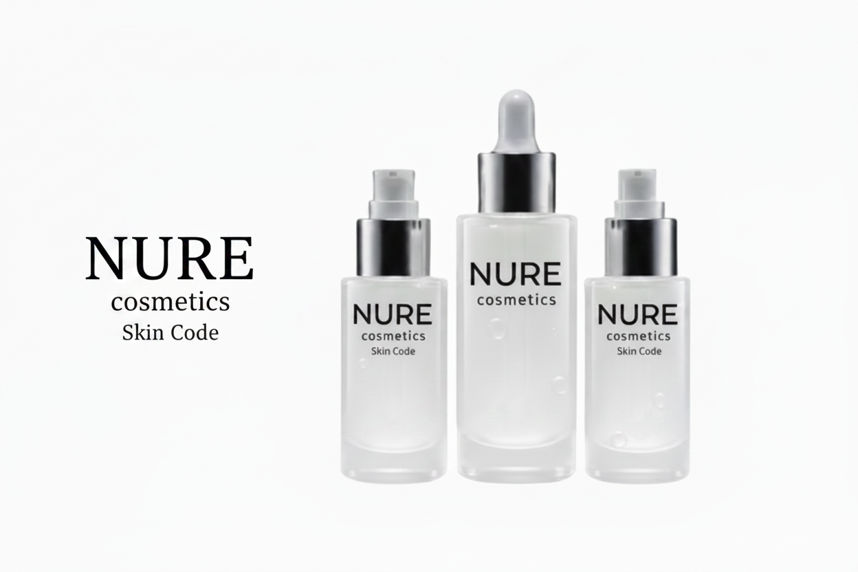NURE Hero Banner with Logo on Background